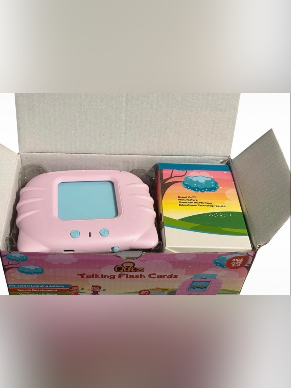Talking Flash Cards - Pink Interactive Learning Set - Picture 3 of 4